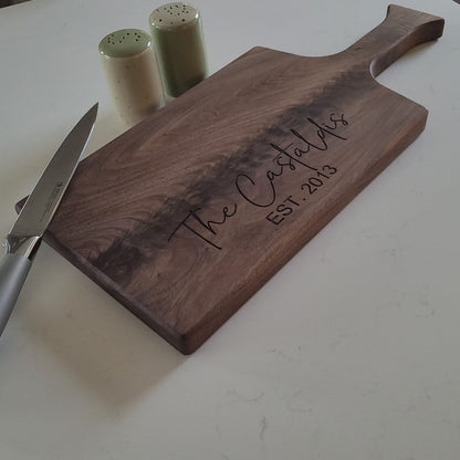 Custom Walnut Charcuterie Board