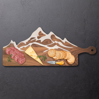 Custom Mountain Charcuterie Board