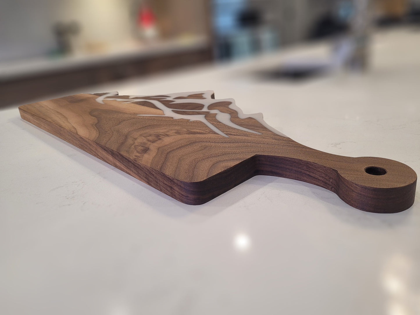 Custom Mountain Charcuterie Board